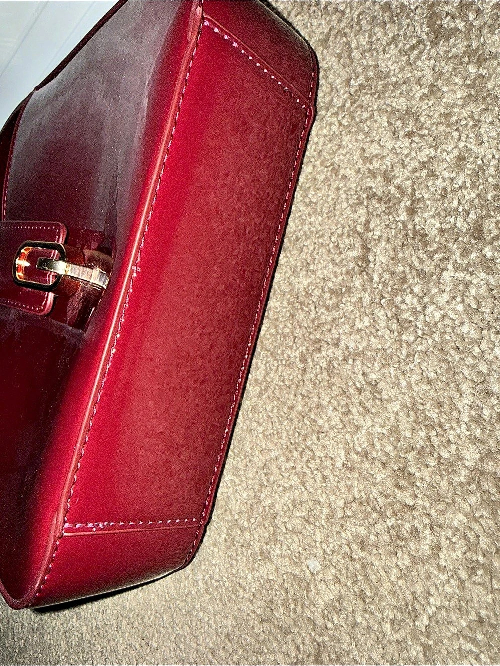 Patent Shoulder Bag - Picture 4 of 7